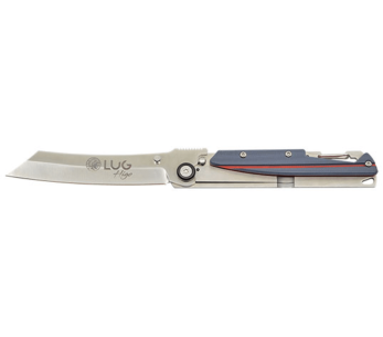 LUG Higo LUSP3SHRG taittoveitsi harmaa ja punainen G10 teräskahva 11cm