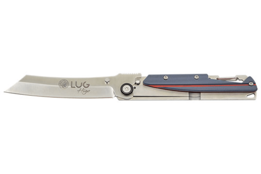 LUG Higo LUSP3SHRG foldekniv i grått og rødt G10-stålhåndtak 11 cm