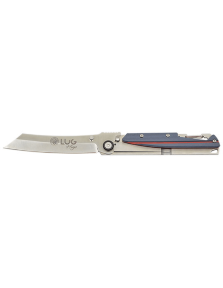 LUG Higo LUSP3SHRG vouwmes grijs en rood G10 stalen handvat 11cm