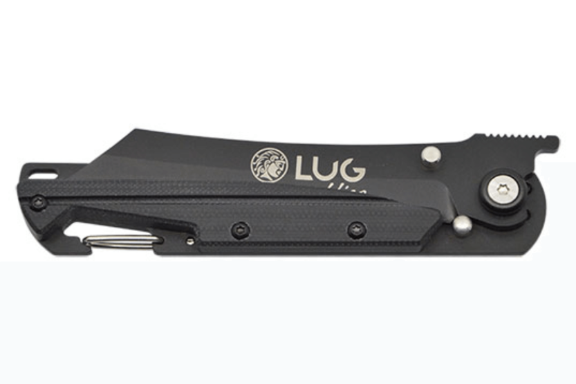 Klappmesser LUG Higo Titanium LUSP3THB Stahlgriff und G10 schwarz 11cm