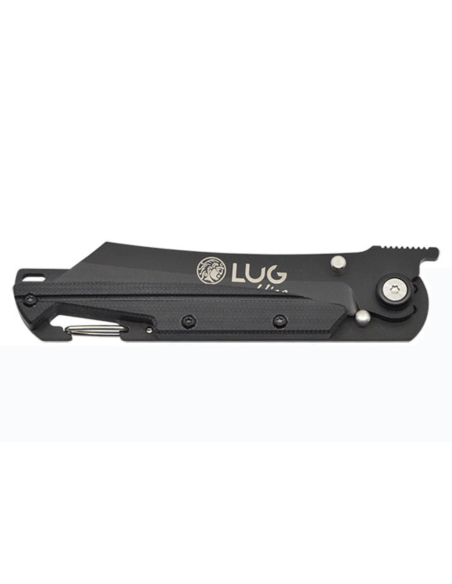 LUG Higo Titanium LUSP3THB taittoveitsi teräskahva ja musta G10 11cm