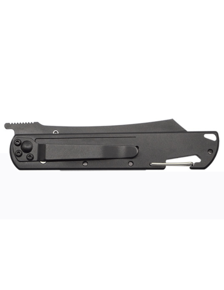 LUG Higo Titanium LUSP3THB taittoveitsi teräskahva ja musta G10 11cm