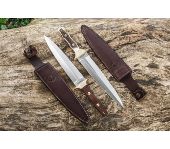 Böker Arbolito Colmillo Guayacan 02BA918G veitsi 25cm terä terä Guayacan puukahva + nahkatuppi 2
