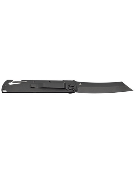 Faca dobrável LUG Higo Titanium LUSP3THBD aço e G10 deserto e cabo preto 11cm