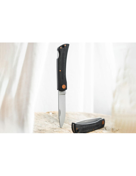 Böker Rangebuster Black Copper taittoveitsi 112914 musta micarta kahva 9.5cm
