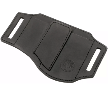 Böker Nubuck Ed-Three 09BO295 estuche de piel negro 3 compartimentos