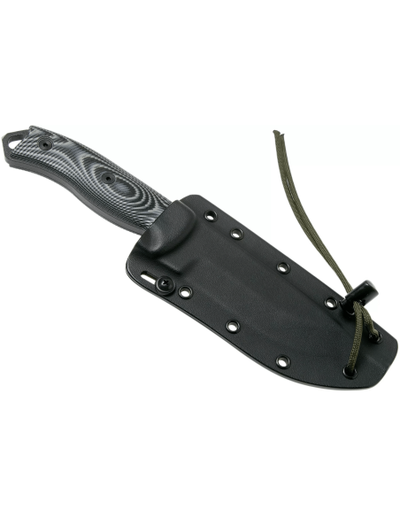 Esee 5-kniv 5PB-002 13,2 cm karbonblad G10 grå/svart håndtak + etui