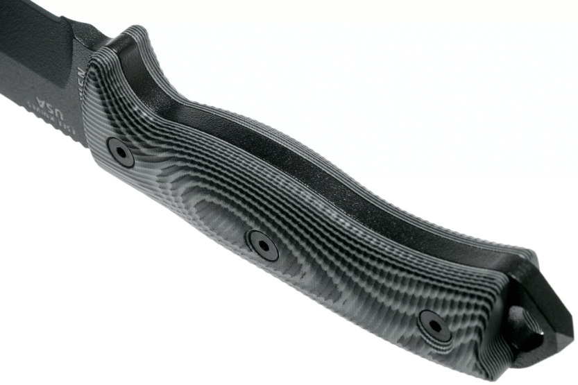 Esee 5-kniv 5PB-002 13,2 cm karbonblad G10 grå/svart håndtak + etui