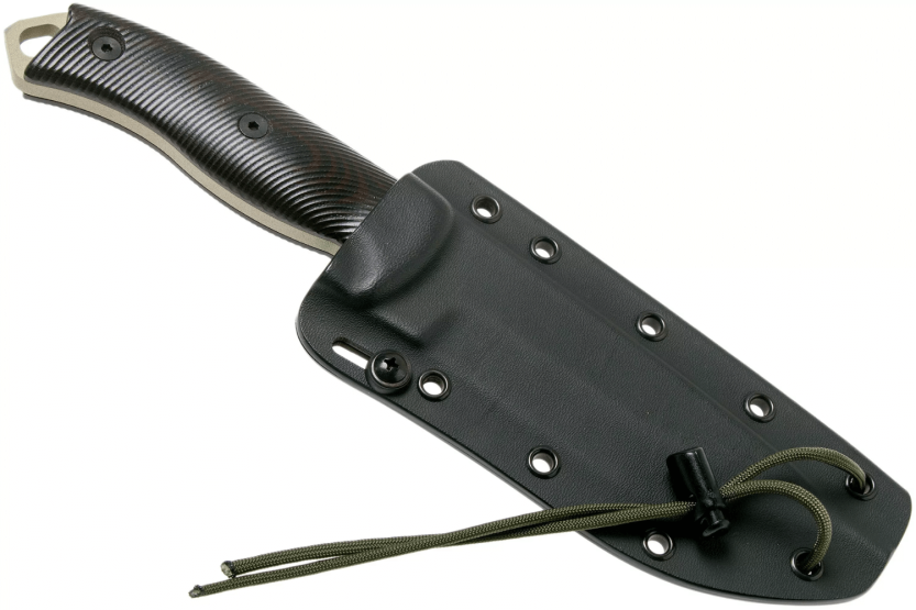 Esee 5 knife 5PDT-004 13.2cm carbon blade G10 handle black/red + case
