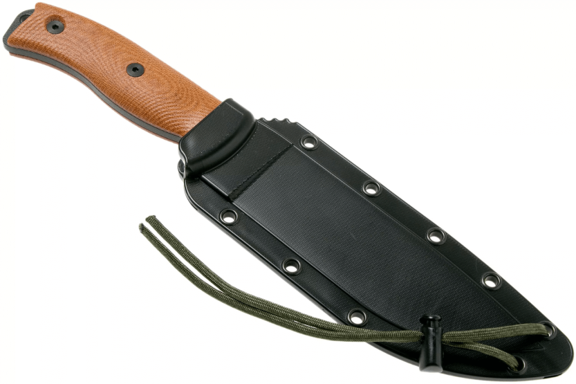 Esee 6 6PB-011 kniv 16,5 cm kulstofblad brun G10/micarta håndtag + etui