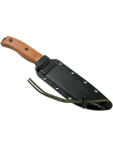 Esee 6 6PB-011 kniv 16,5 cm karbonblad brunt G10/micarta håndtak + etui