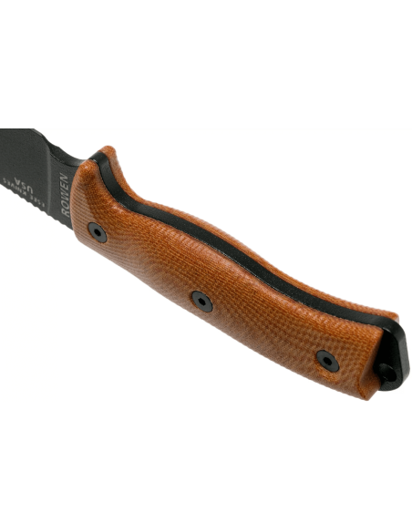 Esee 6 6PB-011 veitsi 16.5cm hiiliterä ruskea G10/micarta kahva + tapaus