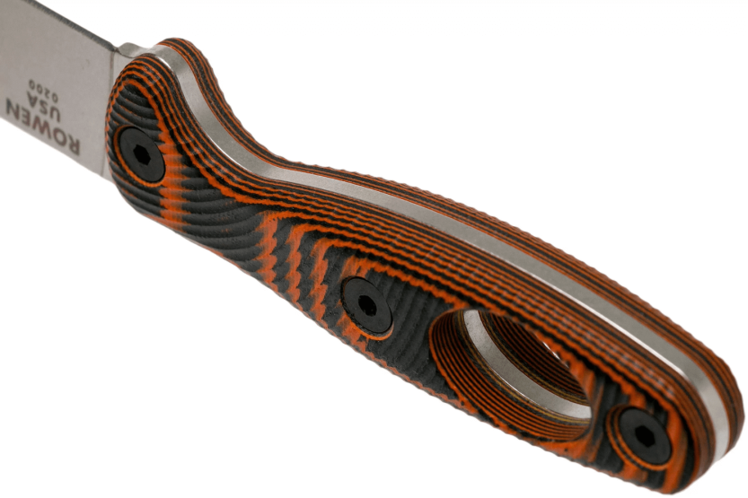 Esee Xancudo XAN1-006 mes 7,5cm roestvrij staal G10 oranje en zwart geperforeerd heft + schede