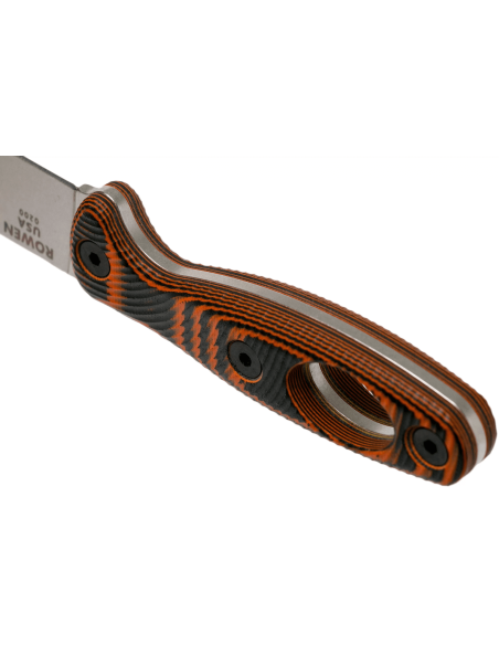 Esee Xancudo XAN1-006 kniv 7,5 cm blad i rustfrit stål G10 orange og sort perforeret håndtag + skede