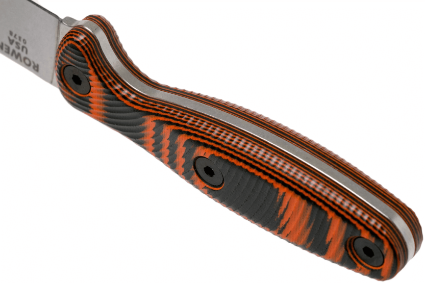 Esee Xancudo XAN2-006 cuchillo 7.5cm hoja acero inoxidable G10 mango naranja y negro + funda