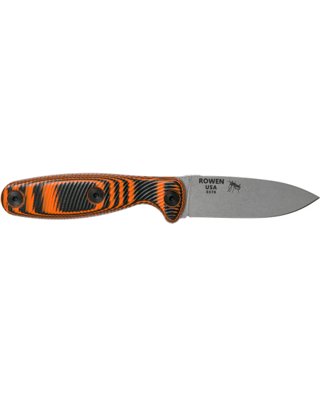 Esee Xancudo XAN2-006 cuchillo 7.5cm hoja acero inoxidable G10 mango naranja y negro + funda