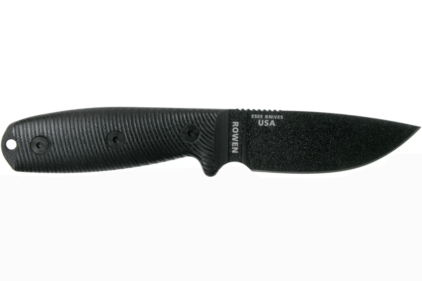 Esee 3 3PMB-001 mes 8.8cm koolstofstaal lemmet zwart G10 handvat + etui