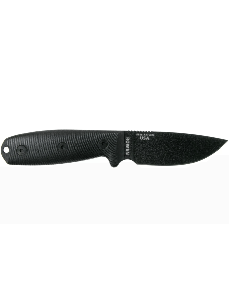 Esee 3 3PMB-001 veitsi 8.8cm hiiliteräksestä terä musta G10 kahva + asia