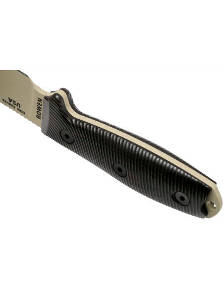 Faca Esee 3 3PMDT-004 Lâmina de 8,8 cm em aço carbono G10 preto e cabo vermelho + bainha