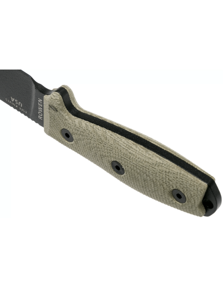 Esee 4 4PB-017 kniv 11,6 cm blad i karbonstål lysegrønt micartahåndtak + etui