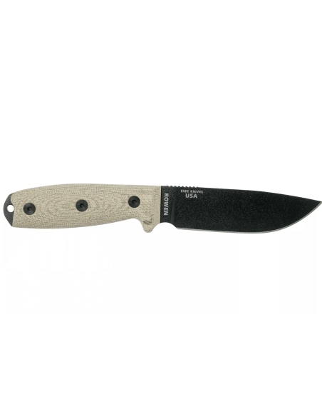 Esee 4 4PB-017 kniv 11,6 cm blad av kolstål ljusgrönt micarta handtag + fodral