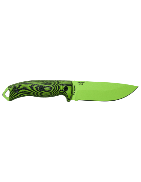 Messer Esee 5 5PVG-007 Karbonklinge 13,2cm Griff G10 grün und schwarz + Etui