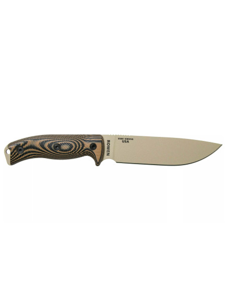 Esee 6 6PDT-005 kniv 16,5 cm kulstofblad G10-håndtag Coyote og sort + skede