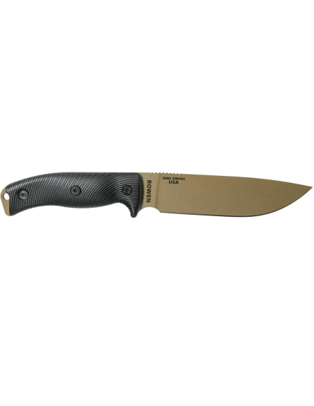 Esee 6 6PDE-001 cuchillo 16.5cm hoja acero carbono G10 mango negro + funda