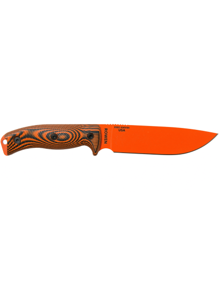 Esee 6 Knife 6POR-006 16,5 cm klinge i kulstofstål G10 orange/sort håndtag + skede