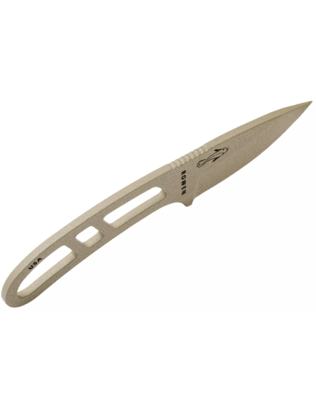 Esee Candiru CAN-DT-E neck knife 5.1cm carbon steel blade openwork steel handle + sheath