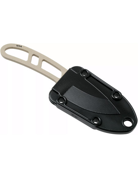 Esee Candiru CAN-DT-E kaulaveitsi 5.1cm hiiliteräksestä valmistettu terä, teräksinen kahva + tuppi