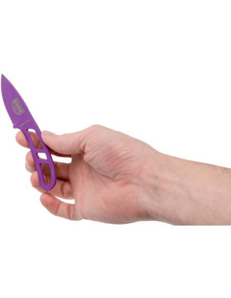 Esee Candiru CAN-PURP-E kaulaveitsi 5.1cm hiiliteräksestä valmistettu terä, violetti teräskahva + tuppi