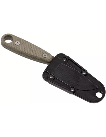 Esee Izula II IZULA-II-OD knife 6.7cm carbon steel blade green micarta handle + sheath