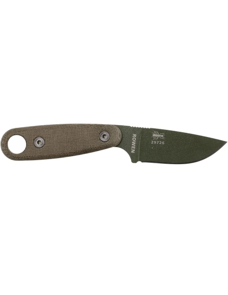 Esee Izula II IZULA-II-OD mes 6.7cm koolstofstaal lemmet groen micarta handvat + schede