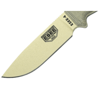 Esee 4 ESEE-4P-DT kniv 11,6 cm blad av kolstål i öken grå micarta handtag + fodral 2