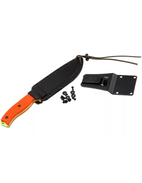 Esee 6 ESEE-6P-VG knife venom green carbon blade 16,5cm orange G10 handle + sheath