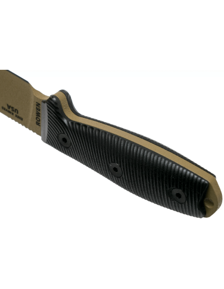 Esee 4 4PDE-001 dark earth kulstofstålklinge 11,6 cm sort G10-håndtag + skede