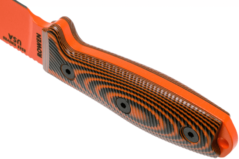 Cuchillo Esee 4 4POR-006 11.6cm hoja acero carbono naranja mango G10 naranja/negro + funda
