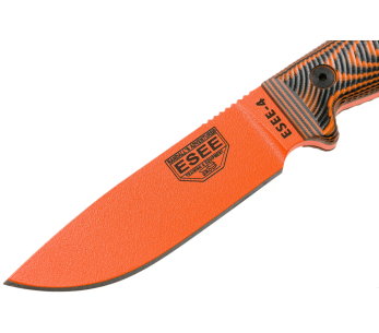 Cuchillo Esee 4 4POR-006 11.6cm hoja acero carbono naranja mango G10 naranja/negro + funda 2