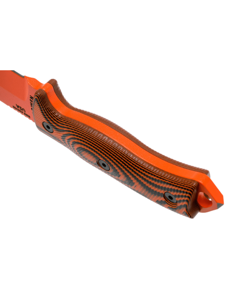 Esee 5 mes 5POR-006 13.2cm oranje carbon stalen lemmet G10 zwart/oranje handvat + schede