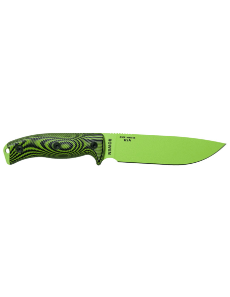 Messer Esee 6 6PVG-007 Klinge aus Kohlenstoffstahl venom green 16,5cm Griff G10 grün/schwarz + Etui