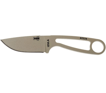 Esee Izula Desert Tan IZULA-DT halskniv 6,7 cm karbonstålblad stålhåndtak + slire 2