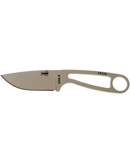 Esee Izula Desert Tan IZULA-DT kaulaveitsi 6.7cm hiiliteräksestä terä teräksestä kahva + tuppi