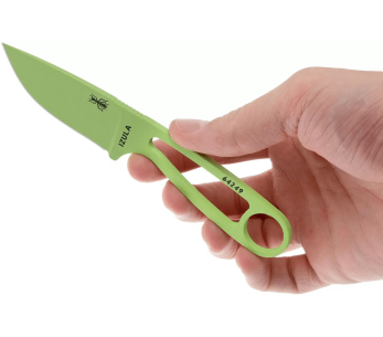 Esee Izula Venom Green IZULA-VG canivete com 6,7 cm de lâmina em aço-carbono, cabo em aço aberto + bainha 2