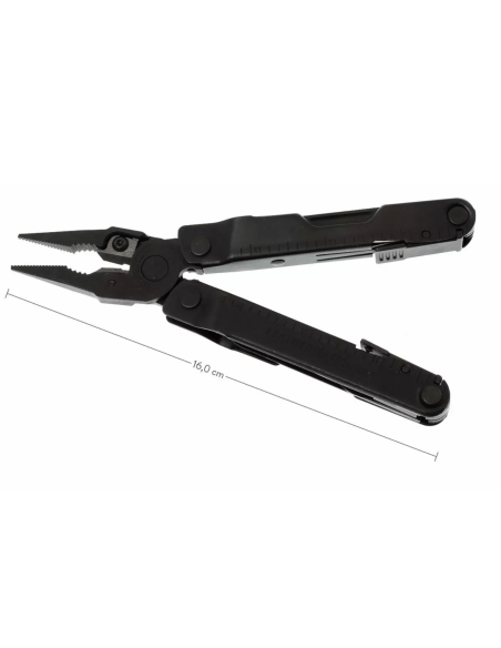 Leatherman Rebar Musta monitoimipihdit 831563 17 toimintoa + nylonkotelo