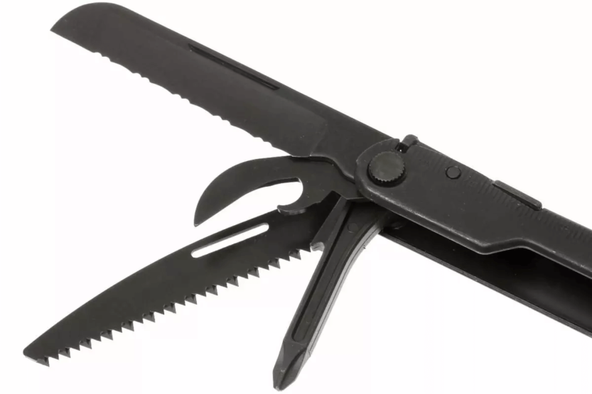 Alicate multifunções Leatherman Rebar Black 831563 17 funções + estojo de nylon