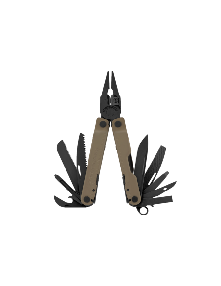 Alicate multifunções Leatherman Rebar Coyote 832406 17 funções + estojo de nylon