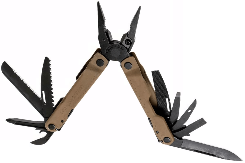 Leatherman Rebar Coyote Multifunction Pliers 832406 17 functions + nylon case