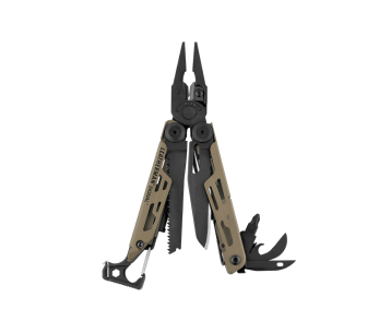 Leatherman Signal Coyote Multifunktionstång 832404 19 funktioner + nylonfodral