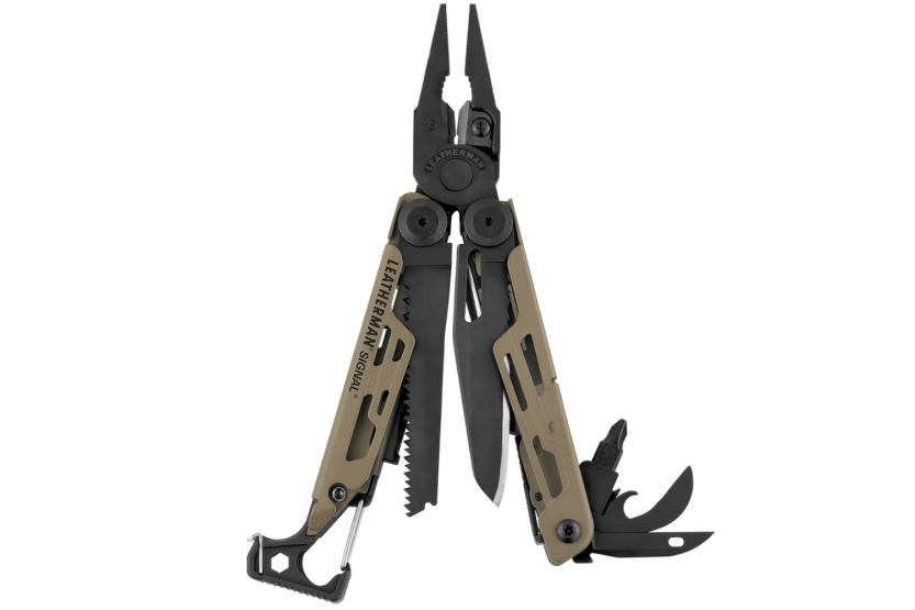 Pinze multifunzione Leatherman Signal Coyote 832404 19 funzioni + custodia in nylon